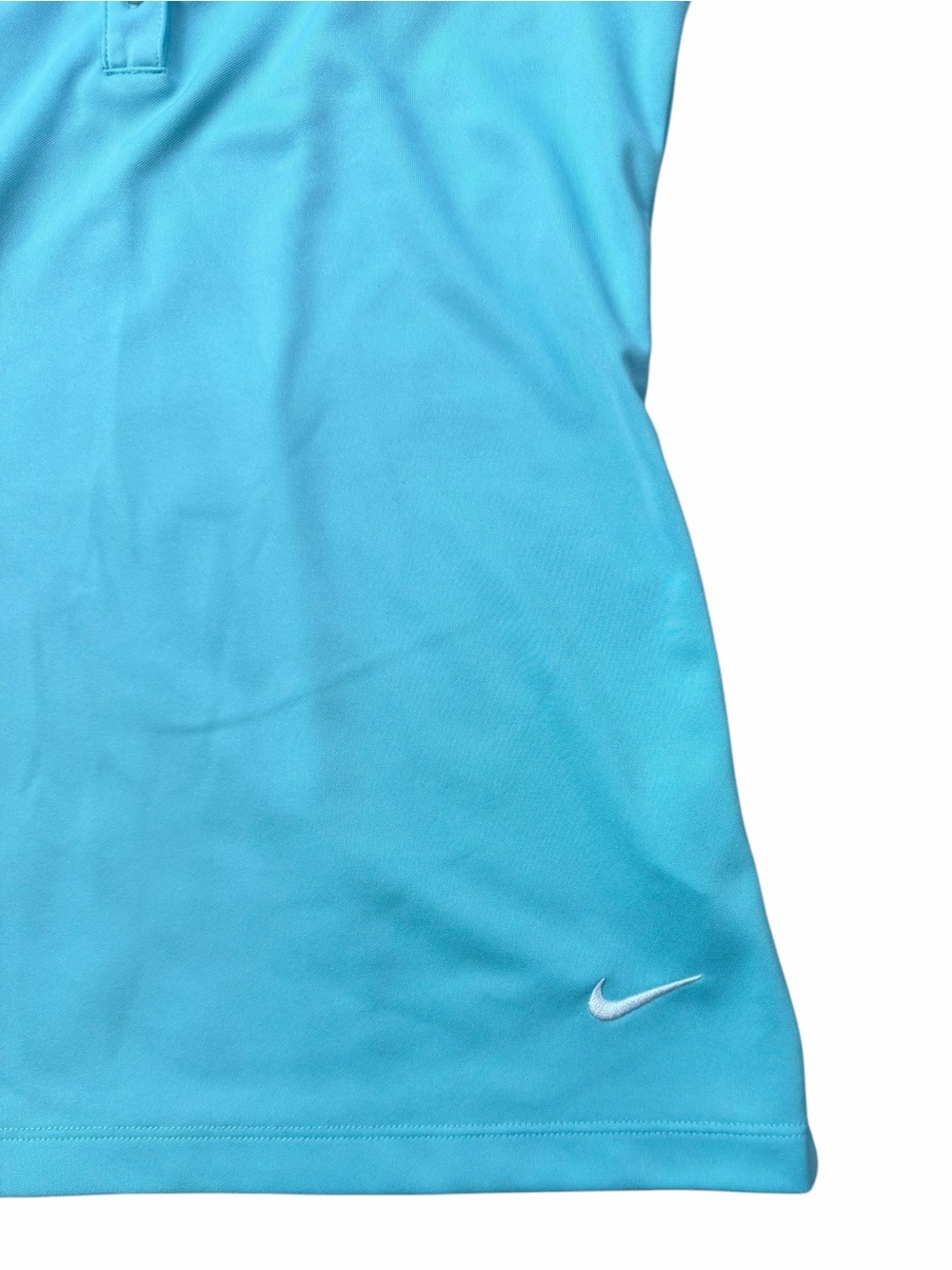 Nike Golf Dri-FIT Women's XS Sky Blue Sleeveless Polo Shirt - Picture 3 of 7